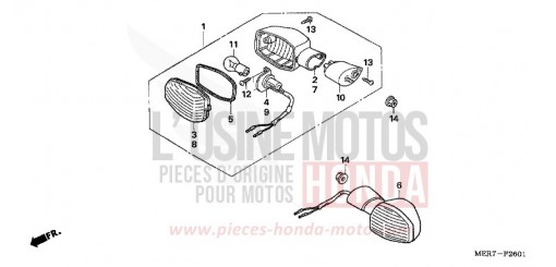 BLINKER (CBF600N/NA) CBF600NA6 de 2006